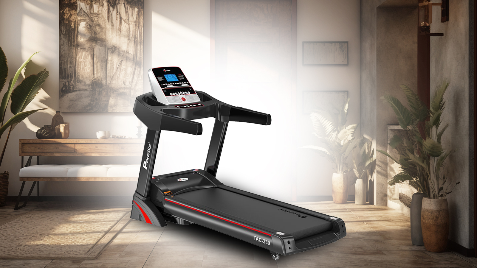 POWERMAX TAC330 TREADMILL | AC MOTOR | MAX WT CAPACITY 130KGS